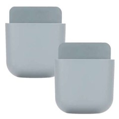 2PCS Wall Mounted Smart TV Remote Control Holder Home Offices Organiser Case