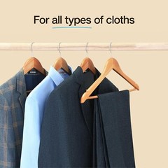 Wooden Hangers Pack of 10 20 & 30 Suit Hangers Premium Natural Finish Home Us