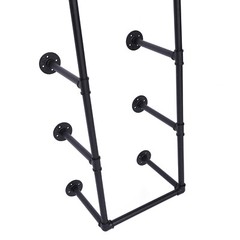 Clothing Rack Rustic Garment Hanging Industrial Pipe For Clothing Retail Store