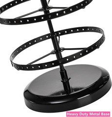 DEAYOU 264 Hooks Metal Rotating Keychain Holder Display Stand,6 Tier Jewelry