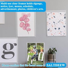 80 Pcs Magazine Protectors for Collectors Clear Plastic Sleeves 9.25 X 11.42 Inc