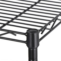 Wire Shelving Rack Shelf 4-Tier Household Kitchen Storage Metal Shelf Organizer