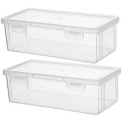 Bread Stora Box Airtight Plastic Container 7.48X3.74X2.36In