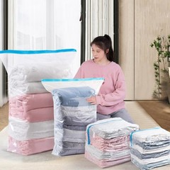 10 x Jumbo Vacuum Storage Bags Travel Space Saver Garment Seal Clothes Organizer