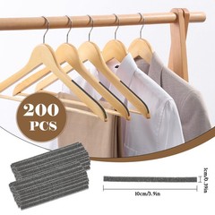 200Pcs Foam Strips with Adhesive for Clothes Hangers, Non-Slip Foam Tape Hang…