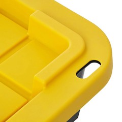 27 Gallon Plastic Storage Container Bin, 4-Pack, Heavy Duty, Large Greenmade NEW