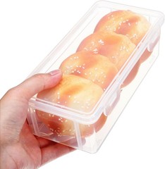 Bread Stora Box Airtight Plastic Container 7.48X3.74X2.36In