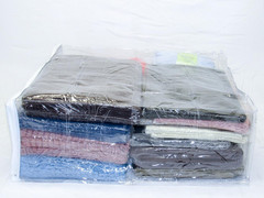 5-Pack X-Large (20″ x 23″ x 8″) Heavy Duty Vinyl Zippered Storage Bags (Clear) f