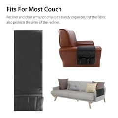 Sofa Armrest Organizer 4 Ports TV Remote Control Holder Chair Beside Couch Bag