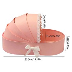 Decorative Flower Basket For Wedding Celebration Baby Showers Gift Wrapping