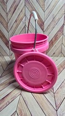 Rare Lowe’s 0.42 Qt Tiny Teeny Mini Bucket w/Lid LA Dodgers Food Safe Pink NEW