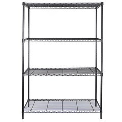 Wire Shelving Rack Shelf 4-Tier Household Kitchen Storage Metal Shelf Organizer