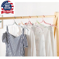 5Pcs/10Pcs Foldableable Portable Clothes Hanger Travel Portable Clothes Hanging
