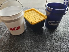 Teeny Commander Tote And Lowes Mini Bucket With Lid and Ace Mini Bucket