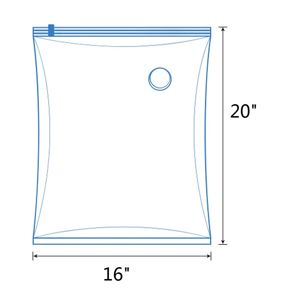 Jumbo Vacuum Storage Bags Space Saver for Clothes Travel Compression Seal Bags