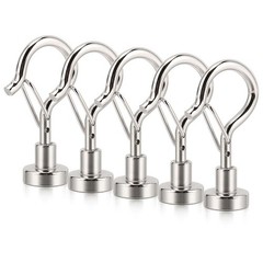 Magnetic Hooks, Dia Strong Heavy Duty Neodymium Magnet Clamping Magnet Hooks USA