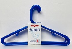Blue Plastic Hangers Premium Quality! 8-48 Pack