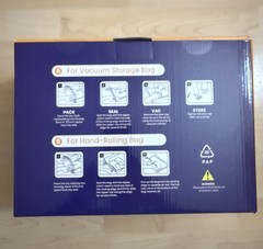 Vacuum Space Saver Travel Storage Bags, 32 bags in 6 sizes, Hand Pump included