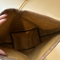 Foldable Brown Faux Leather Storage Bin Basket w/ Garden Text/flower pot cover