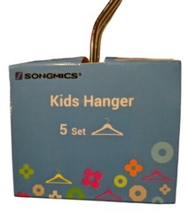 2 Pack 10 Solid Wood Childrens Clothes Hangers Songmics Trouser Bar Notches