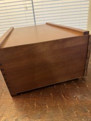 Meeden 6-Drawer Art Supply Storage Box in Walnut