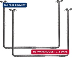 HyLoft Adjustable Garage Ceiling Mount Storage Rack Kit, Ceiling Shelving Mounts
