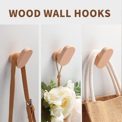 Sturdy Wall Mounted Hooks for Coats & Towels – Holds 5kg, Hassle-Free Install