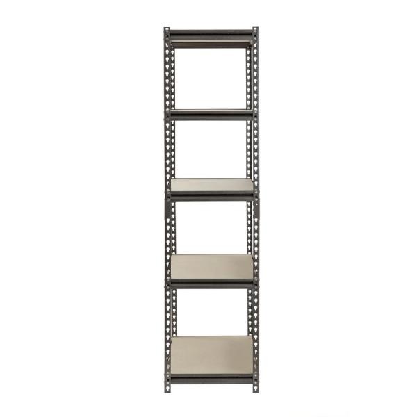Muscle Rack 0001756711485 5-Shelf Steel Shelving, Silver-Vein, 18″ D x 36″ W x