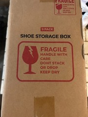 9 Pack X-Large Shoe Storage Box, Thicken&Sturdy Clear Magnetic Door, Stackable