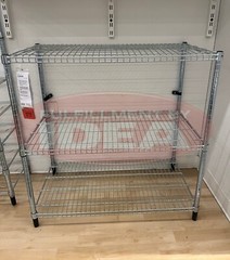 Brand New IKEA OMAR Shelf Unit Galvanized 36 1/4X19 5/8X37 ” 704.830.71