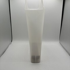 Set of 4 Rubbermaid Wrap n Craft Gift Bag Totes Clear Stackable Hanging 2003 USA