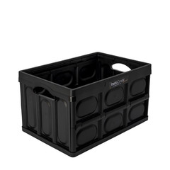 Greenmade Instacrate 16 Gal Collapsible Storage Bin Basket Black 2-Pack Lot New