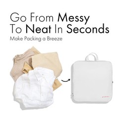 (Not Made In China) Compression Packing Cubes For Travel, Suitcase and Luggag…
