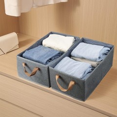 Fordonral 3 Pack Large Foldable Storage Bins for Closet Clothing Sheets Toys
