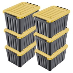 72QT/97QT stackable wheeled storage boxes with lids, suitable for family storage