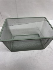 IKEA TROFAST Mesh Storage Box Light Green-gray 16 1/2×11 3/4×9″ 905.300.81
