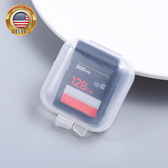 Ear Plug Cases, 10 Pcs Small Plastic Box, 1.8 Mm Thicken Transparent Storage Box
