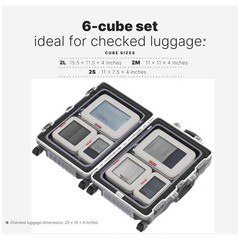 Travel Compression Cubes – 6-Pack Bundle