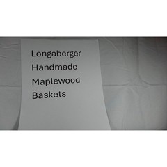 Longaberger 1998 Holiday Hostess Winter Wishes Basket Set