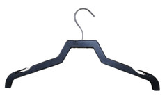 Nike Plastic Heavy Duty 16″ Width Clothes Dress Gown Coat Hanger w/Notches Black