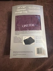 4 Oneida Silver Storage Zip Bags Tarnish Proof Silver Keeper 3 Sizes READ