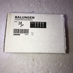 Ikea Balungen Chrome-Plated Hook 2-Pack Bathroom Accessory 702.930.28 @C