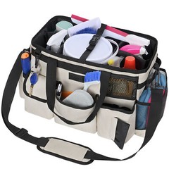Cleaning Caddy Organizer with Handle for House & Bathroom Cleaning Supplies