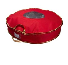 NEW • Mainstays• RED • 36 In Wreath Storage Bag.. 36in X 5.3 Inches H