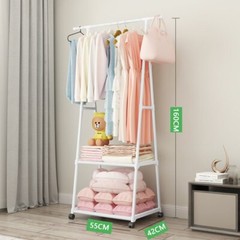 Heavy Duty Closet Organizer Metal Garment Rack Clothes Rack Hanger Storage Shoes