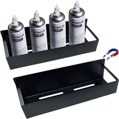 2Pcs Magnetic Spray Can Holder Aerosol Can Organizer Tool Box Storage Rack for G