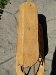 Vintage Dansk Danish MCM Wood Spindle Magazine Rack Record Holder 21-1/2 X 12×9”