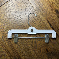 Plastic Pants Hangers with Clips Clothing 12 Pack Randy Hangers Approx 11 inches
