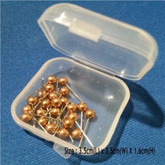 10-100PCS Mini Clear Plastic Small Box Hook Jewelry Earplugs Container Case