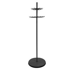 Floor Standing Belt Display Rack 66in Metal Retail Tie Rack Hanger Organizer